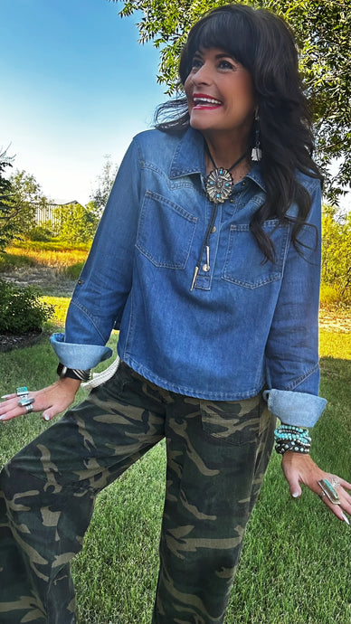Sheridan Popover Denim Shirt