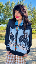 Bronc Blues Cardigan
