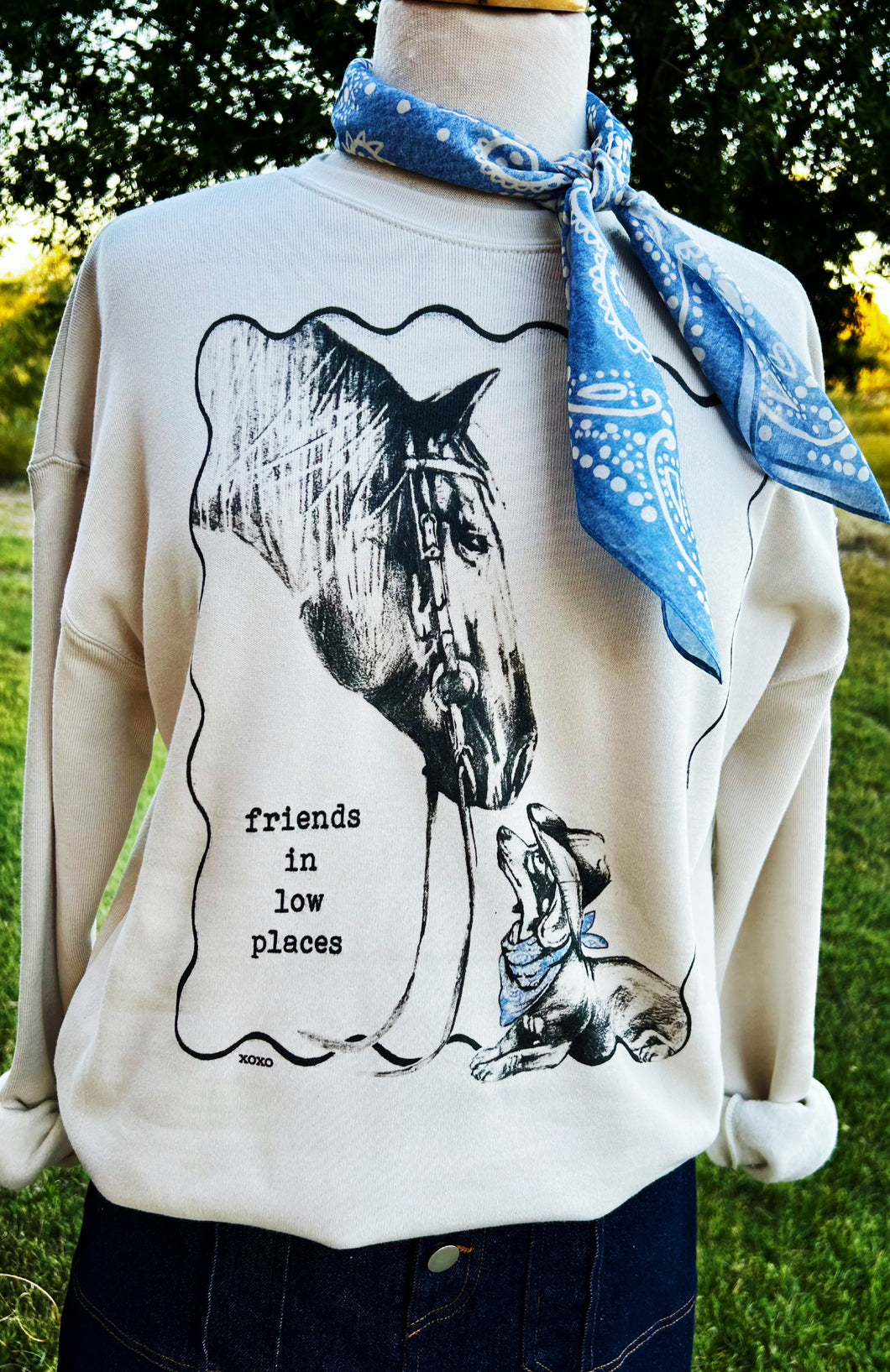 Friends In Low Places XOXO Sweatshirt