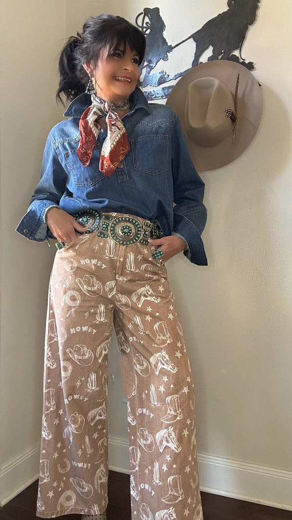 Western Things Pants