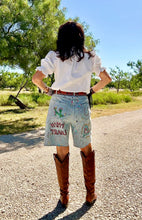 “Wear The West”Hand Painted Bermuda Shorts