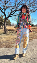 Flower Patch Barrel Jeans