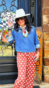 Happy Days Polka Dot Knit Pants