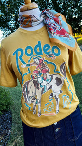 Ranch Party Bronc XOXO Tee