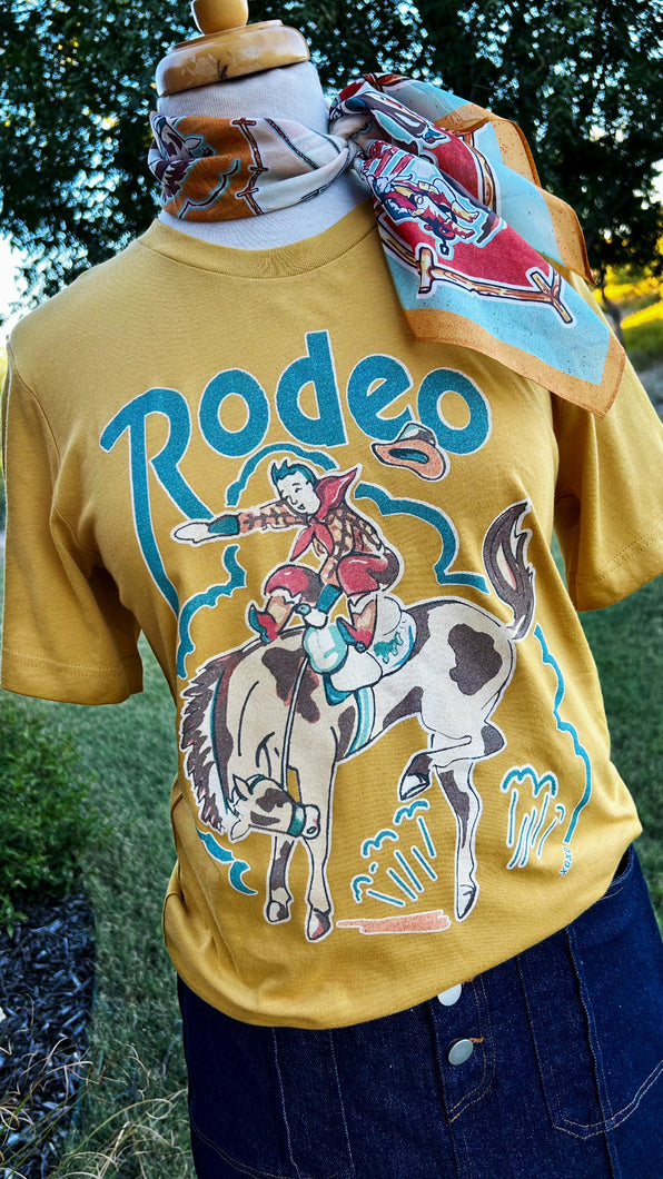 Ranch Party Bronc XOXO Tee