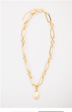 Gold Chain Horseshoe Necklace
