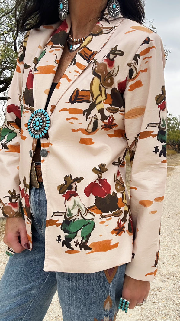 Howdy Hanny Wagon Wheel Blazer