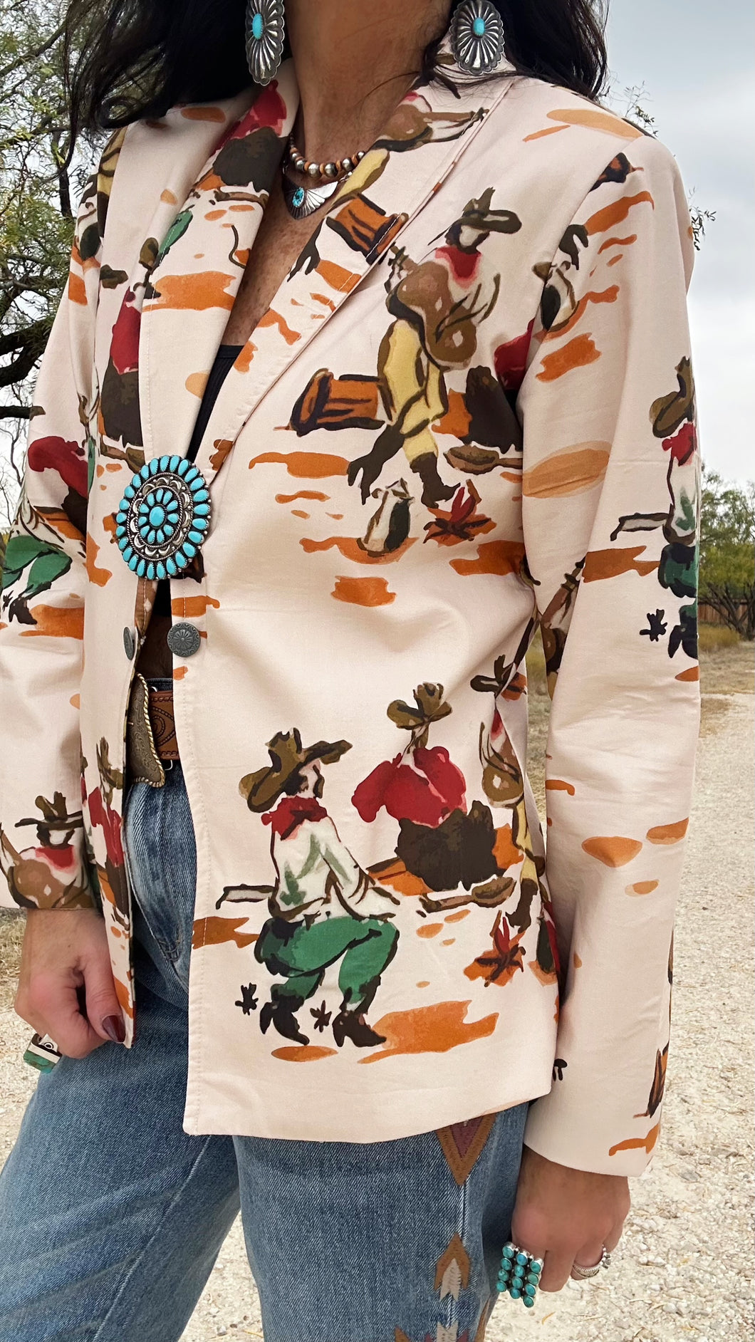Howdy Hanny Wagon Wheel Blazer