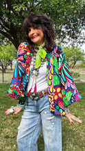 Fiesta Cactus Bloom Short Kimono