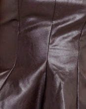 Faux Leather Top