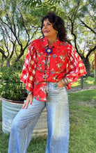 Cowboy Gingham Pearl Snap Top