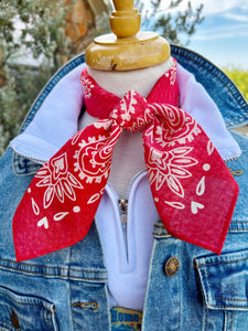 XOXO Red Bandana