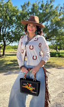 Taupe Horseshoe Cardigan