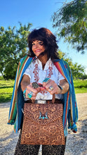 Leon Mini Tooled Leather Bag