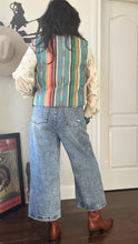 Serape Woven Puffer Vest