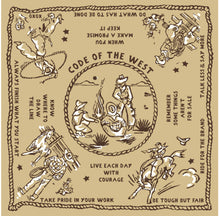 XOXO Code of the West Bandana
