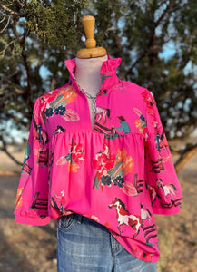 Giddy up Ranch Top