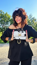 Black and White Cowhide Bag