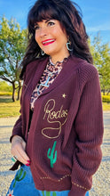 Rodeo Cowboy Cardigan Sweater