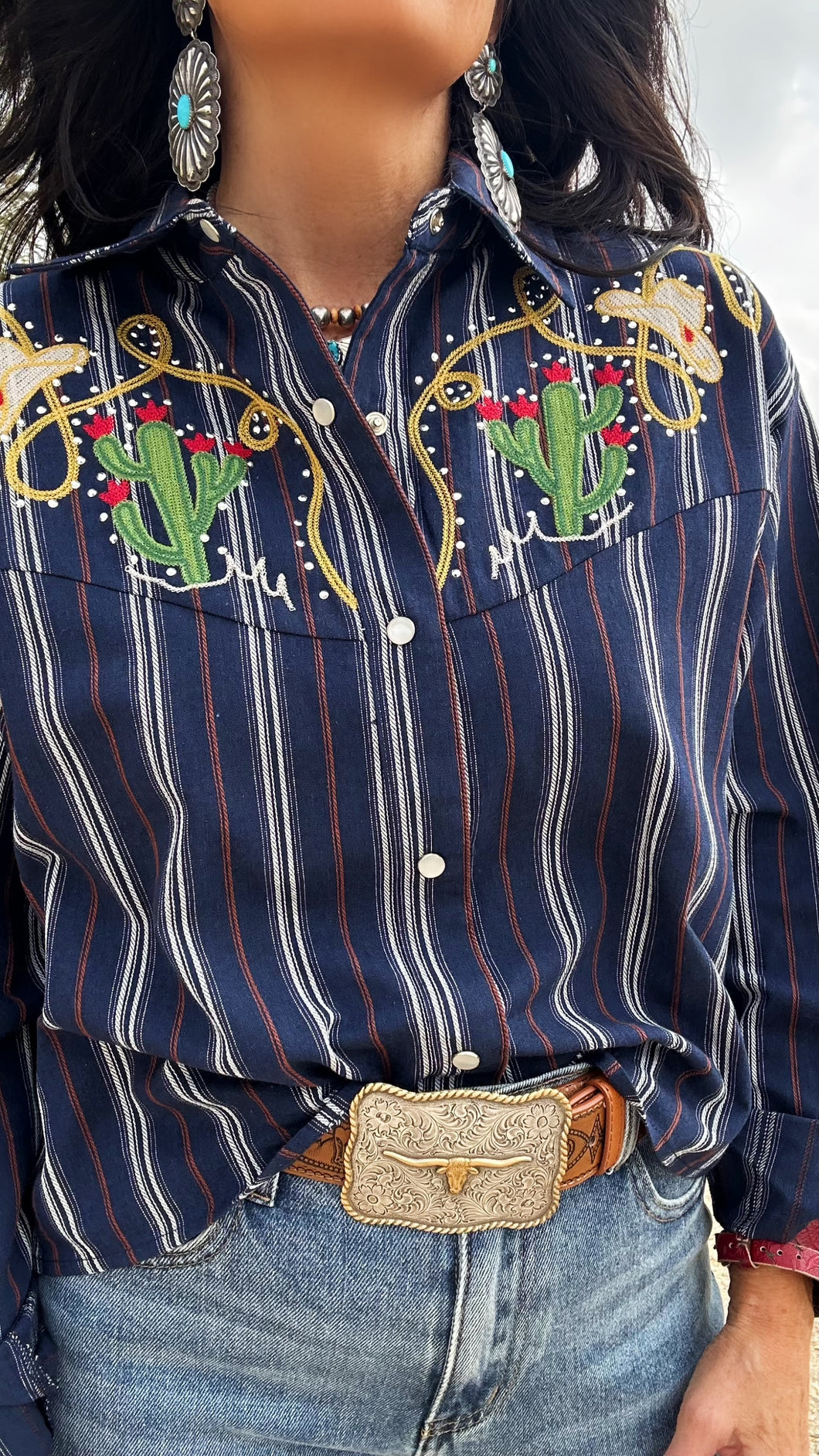 The Stage Coach Embroidered Shirt