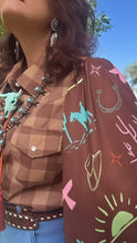 Desert Plaid Pearl Snap Shirt