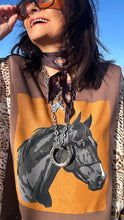 Large Gold Horseshoe Pendant Necklace