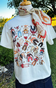 Way Out West XOXO Tee