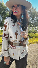 Live Free Embroidered Button Up