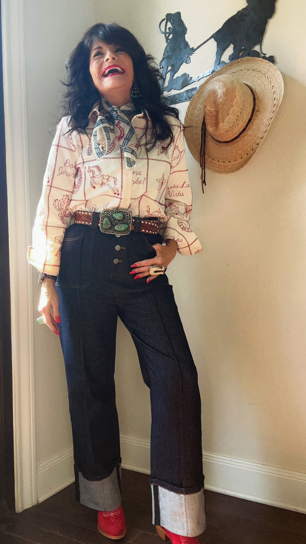 Maverick High Waist Cuff Jean