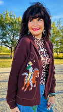 Rodeo Cowboy Cardigan Sweater