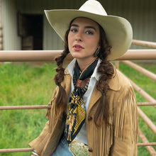 Fringe Scarves Back When They Bucked Shorty Scarf