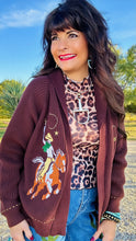 Rodeo Cowboy Cardigan Sweater