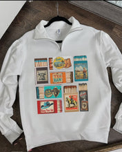 Vintage Matchbox Quarter Zip