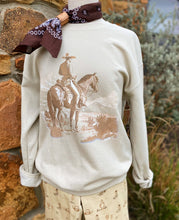 Vintage Western Cowboy Sweatshirt-Pradera - purveyors of the west