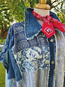 Denim Patchwork Tunic