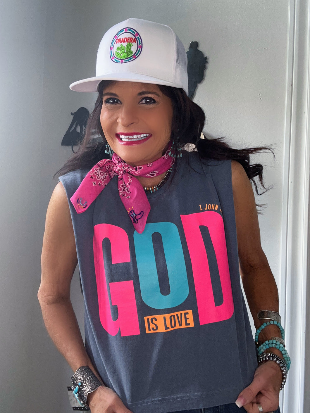 God is Love Muscle Tee