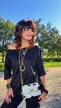 Black and White Cowhide Bag