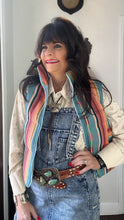 Serape Woven Puffer Vest