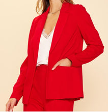 The Perfect Red Blazer