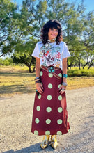 Polka Dot Midi Skirt