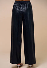 Faux Leather Drawstring Pants