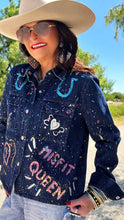 Misfit Queen Hand Painted Denim Jacket