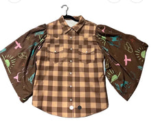 Desert Plaid Pearl Snap Shirt