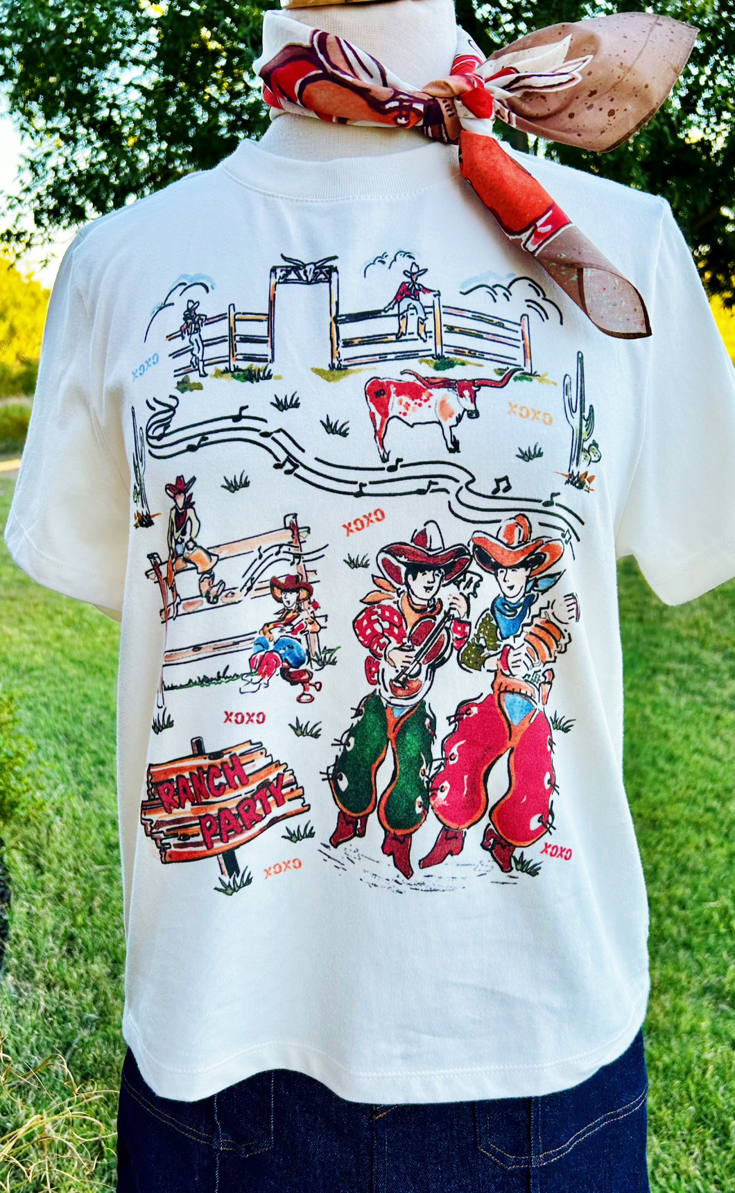 Ranch Party XOXO Tee