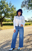 Vervet Mid Rise Ankle Wide Jeans