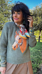 Horse Art Sweater
