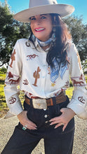 Live Free Embroidered Button Up