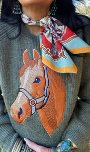 Horse Art Sweater