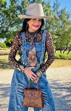 Leopard Mesh Top