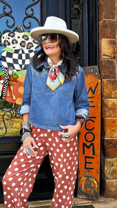 Happy Days Polka Dot Knit Pants
